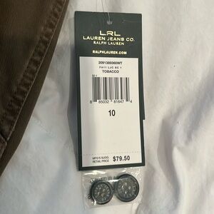 Women’s cocoa brown pants. Very soft material. Ralph Lauren product. New.